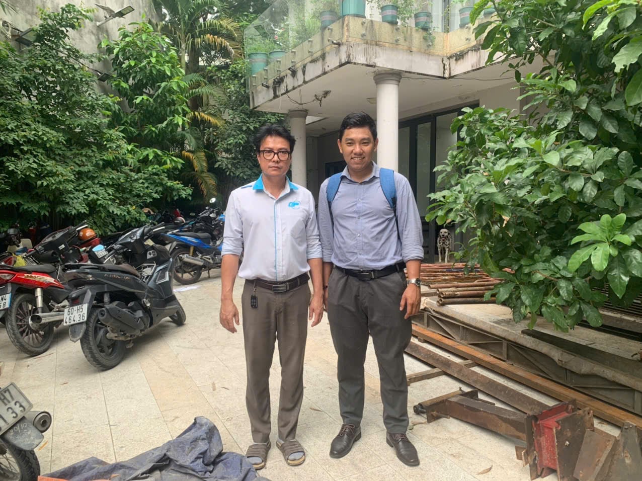 Photo with director